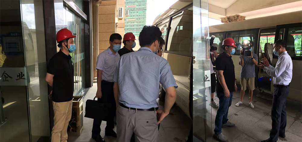2021年8月17日区委书记莅临华埠港务检查、指导防疫工作。